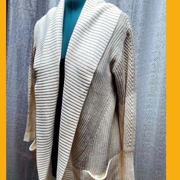 Scraf Collar Cardigan by Isaac Mizrahi Live - Picture 6 of 8